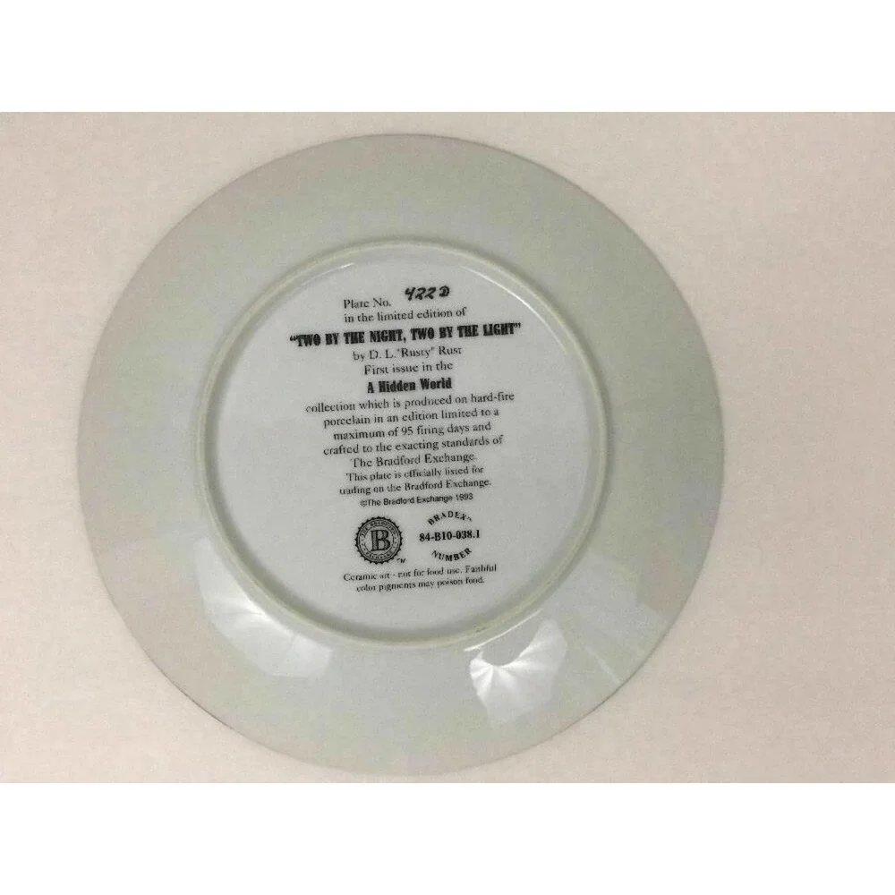 Bradford Exchange a Hidden World Collector Plate by Rusty Rust Vintage 1993